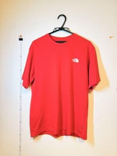 THE NORTH FACE レッド 赤　Tシャツ メンズLサイズのサムネイル