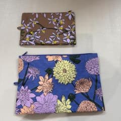 BAGGU 花柄ポーチ 2点セットのサムネイル