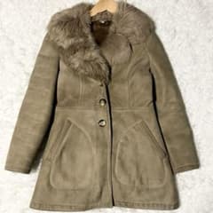 Elisa ヴィンテージ スペイン製 リアルムートンコート サイズMくらい