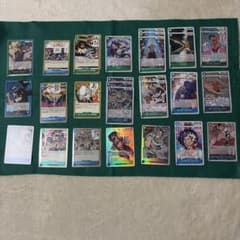 キ*サ様 決戦の刻 ワンピースカードゲーム 青緑ルフィ デッキパーツ