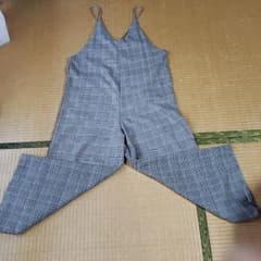 グレンチェックのサロペットのサムネイル