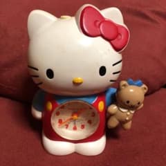 キティちゃん目覚まし時計（レトロ）可動品！のサムネイル