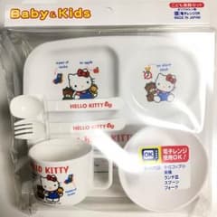 (新品)ハローキティ 食器セットのサムネイル