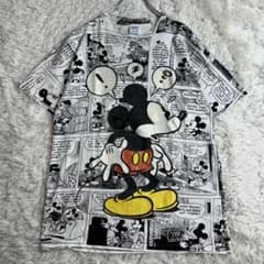 Disney ディズニー Tシャツ 90s USA製 コミック柄 ラメ M - メルカリ