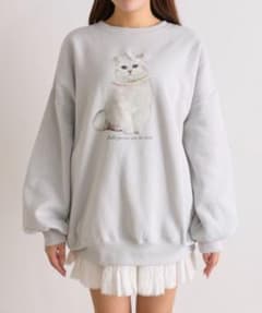 OLIVE des OLIVE おめかしねこスウェットのサムネイル