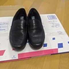 Polo by Ralph Lauren 黒 スリッポン レザーのサムネイル
