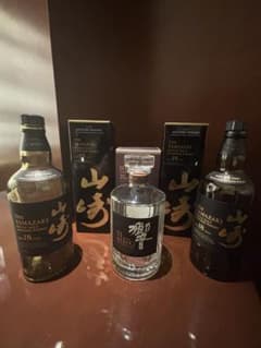 山崎 18年 響21年 ウイスキーセット空瓶 - メルカリ