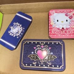 ハローキティ 小物入れ 缶ケース 3点セットのサムネイル
