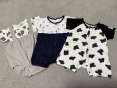 ロンパース 3枚セット 60-70cmサイズ。のサムネイル