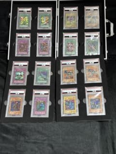 遊戯王　遊戯王カード PSA8 鑑定品 6枚セット 初期　２期 PSA8】遊戯王16枚セット鑑定品 - メルカリ