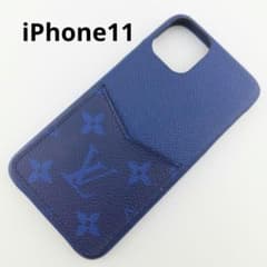 ルイ・ヴィトン iPhone11ケース モノグラム ネイビー ブルー ルイ・ヴィトン iPhone11ケース モノグラム ネイビー ブルー - メルカリ