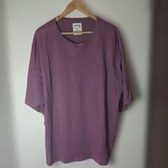 DOMINGO パープル クルーネック Tシャツ Lのサムネイル