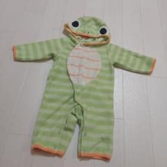 ヘビ　フード付き着ぐるみ　ロンパース　もこもこ　2歳くらいまで　ハロウィンのサムネイル