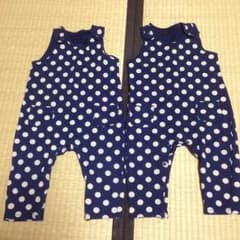 美品  ユニクロ  80センチ  オーバーオールのサムネイル
