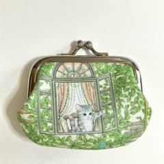 ハンドメイド 小さながま口小銭入れ ユキエモン ルームメイト - メルカリ