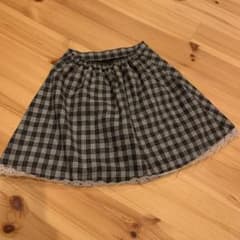 チェックスカート　キュロット　アクシーズファム　140㎝のサムネイル
