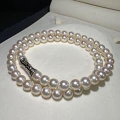 現行✨ TASAKI タサキ あこや パール 約6.8mm 約43㎝ ネックレス 