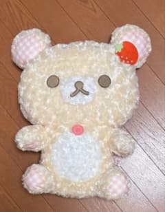 パリのいちご ローズチェックぬいぐるみXL プレミアム コリラックマ