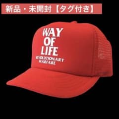 新品】RATS MESH CAP 「WAY OF LIFE」キムタクRED - メルカリ