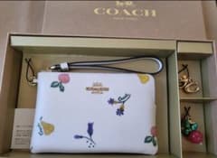【未使用品】COACH リストレット 箱付き ポーチのサムネイル