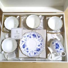 【未使用】NARUMI マフィンカバー ボーンチャイナ 23cm８個セット NARUMI ナルミ ボーンチャイナ ミラノ ティーカップ＆ソーサー