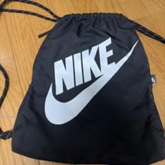 NIKE ナップサック ブラック ドローストリングバッグのサムネイル