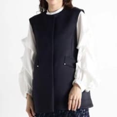 新品タグ付き】 【SONO ソーノ】定価26400円 マシュマロチュニックジレ