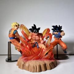 箱無 ドラゴンボール フィギュア 悟空 3点セット 1番くじ 界王拳