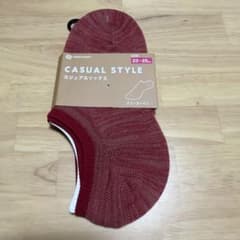 VISION QUEST カジュアルソックス 23-25cm レッドのサムネイル