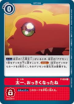 デジモンカードゲーム 太一、おっきくなったねのサムネイル