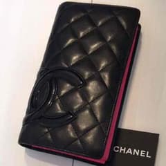 正規品 シャネル財布  カンボンライン  シャネルカンボンラインのサムネイル