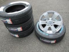 200系ハイエース用 ナスカープラス+ハイパーシルバーホイール215/65R16