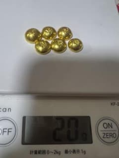 昔の豆金　古銭　金貨　日本 金塊 6個セット 合計20g 昔の豆金 古銭 金貨 日本 金塊 6個セット 合計20g - メルカリ