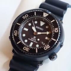 SEIKO プロスペックス ミニツナ缶 ソーラー 200m防水 オールブラック 