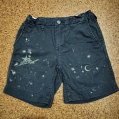 デニム&ダンガリー 130 ハーフパンツ 宇宙 蓄光のサムネイル