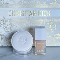 diorプラチナノベルティ　ベースコート　クレームアプリコ　ショッパー3点セットのサムネイル