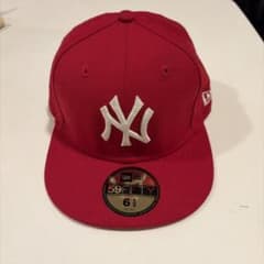 NEW ERA 59FIFTY キッズ キャップ レッド 6 1/2のサムネイル