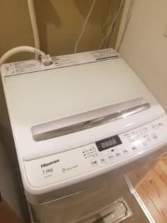 洗濯機 白　引き取り限定のサムネイル