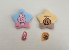 BT21 星型缶バッジ ステッカー 4点セットのサムネイル