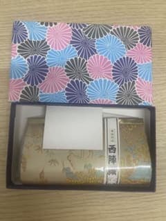 西陣織 がま口財布 和柄 箱付きのサムネイル