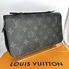 Louis Vuitton Monogram Eclipse Zippy XL Men's Wallet