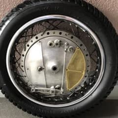 1972年式ヤマハレーサーTZフロントダブルパネルブレーキ16インチ(希少 