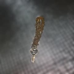 ハート キー ネックレス ゴールドカラーのサムネイル