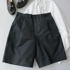 極美品｜ミューズ ドゥ ドゥーズィエムクラス タフタ ハーフパンツ 黒 38 極美品｜ミューズ ドゥ ドゥーズィエムクラス タフタ ハーフパンツ 黒
