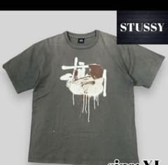 STUSSY ストゥーシー半袖 カーキのサムネイル