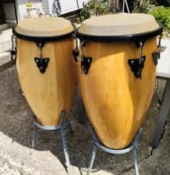 コンガ 2点セット スタンド付き 打楽器 - メルカリ