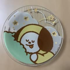 이치 반 쿠지 BT21 MOON J상 반짝반짝 별 유리판 치미