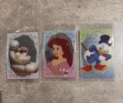 Disney Characters 2 웨이퍼 카드 3장 세트*