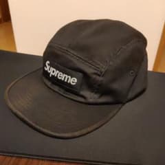 Supreme シュプリーム キャップ　黒のサムネイル