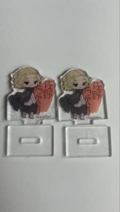 아크릴 스탠드 2 개 세트 귀여운 데포루메데자인